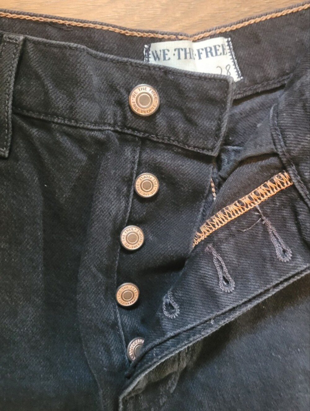 Free People Barrel Leg Jeans - Picture 6 of 10